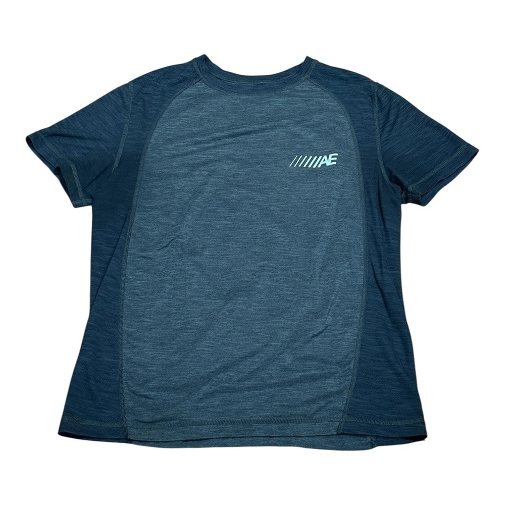 American Eagle Shirt Mens Medium Blue AE Active 360 Extreme Flex Athletic Tee